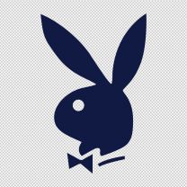 Playboy Bunny Black Decal Sticker 