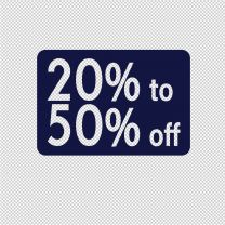 20 to 50% Off For Sale Vinyl Decal Stickers