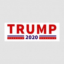 2020 Donald Trump For President Make America Great Again Political Bumper Decal Sticker