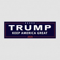 2020 Donald Trump President Keep America Great Again Car Bumper Decal Sticker