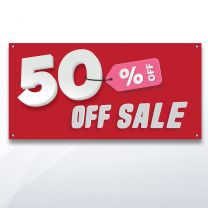 50% Off Sale Digitally Printed Banner