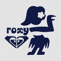 Roxy Decal Sticker