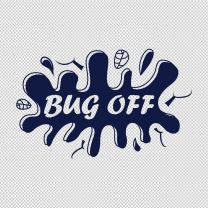 Bug Off Decal Sticker