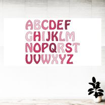 A To Z Alphabets Polka Dots Graphics Pattern Wall Mural Vinyl Decal