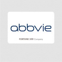Abbvie Company Logo Graphics Decal Sticker