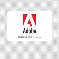 Adobe Company Logo Graphics Decal Sticker