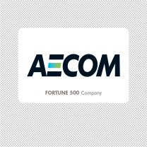 Aecom Company Logo Graphics Decal Sticker
