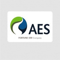 Aes Company Logo Graphics Decal Sticker
