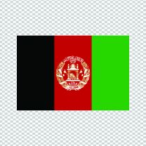 Afghanistan National Country Flag Decal Sticker