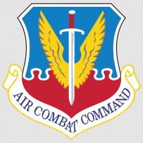 Air Combat Command Emblem Logo Decal Sticker