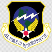 Air Force Command Andcontrol Integration Centerarmy Emblem Logo Shield Decal Sticker