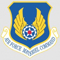 Air Force Materiel Command Emblem Logo Shield Decal Sticker