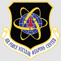 Air Force Nuclear Weapons Center Army Emblem Logo Shield Decal Sticker