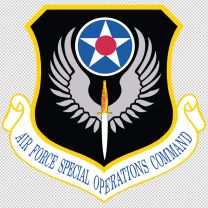 Air Force Special Operations Command Emblem Logo Shield Decal Sticker