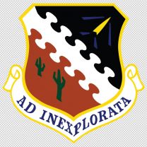 Air Force Test Center Emblem Logo Shield Decal Sticker