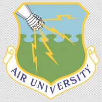Air University Emblem Logo Shield Decal Sticker