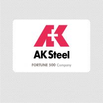 Ak Steel Company Logo Graphics Decal Sticker