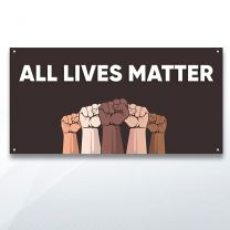 All Lives Matter Digitally Printed Banner