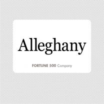 Alleghany Company Logo Graphics Decal Sticker
