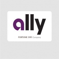 Ally Company Logo Graphics Decal Sticker