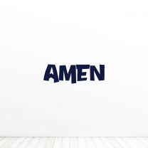 Amen Religion Quote Vinyl Wall Decal Sticker