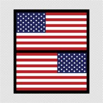 America Flag Decal Sticker