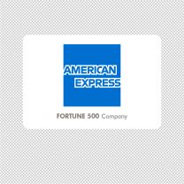 American Express Company Logo Graphics Decal Sticker