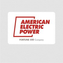 American Faelectric Fapower Company Logo Graphics Decal Sticker