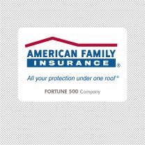 American Family Insurance Company Logo Graphics Decal Sticker