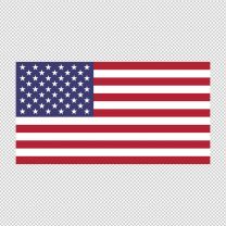 American State Flag Decal Sticker