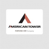 American Tower Company Logo Graphics Decal Sticker