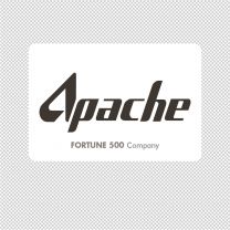 Apache Company Logo Graphics Decal Sticker
