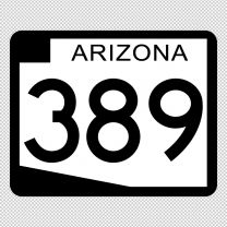 Arizona 389 Highway Decal Sticker