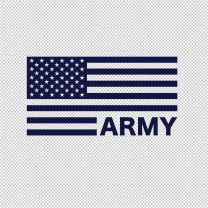 Army Flag Military Vinyl Decal Sticker