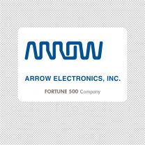 Arrow Electronics Company Logo Graphics Decal Sticker