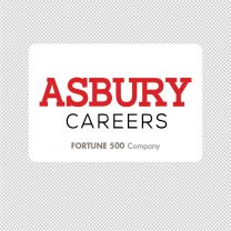 Asbury Careers Company Logo Graphics Decal Sticker