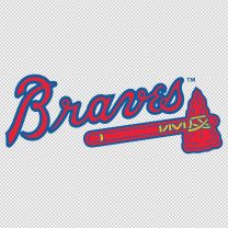 Atlanta Braves Baseball Team Logo Decal Sticker