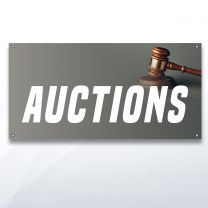 Auctions Digitally Printed Banner