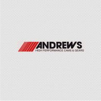 Authentic Andrews High Performance Cams & Gears Decal Sticker