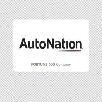 Autonation Company Logo Graphics Decal Sticker