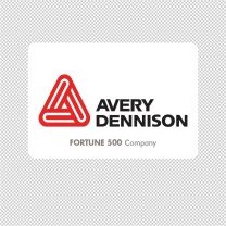 Avery Dennison Company Logo Graphics Decal Sticker