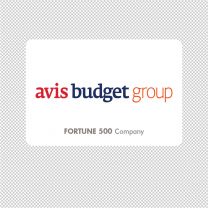 Avis Budget Group Company Logo Graphics Decal Sticker