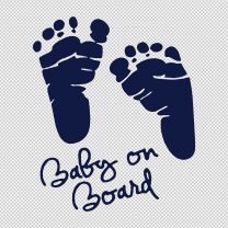 Baby On Board Funny Decal Sticker