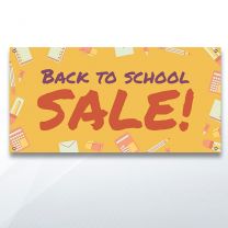 Back To School Sale Digitally Printed Banner