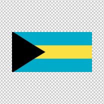 Bahamas Country Flag Decal Sticker