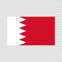 Bahrain Country Flag Decal Sticker