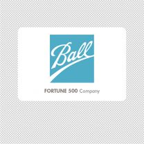 Ball Corporation Company Logo Graphics Decal Sticker