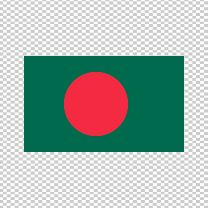 Bangladesh Country Flag Decal Sticker