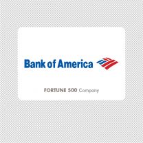 Bank Of America Company Logo Graphics Decal Sticker