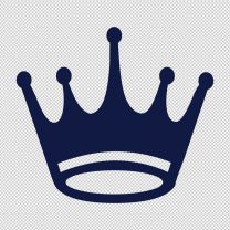 Basic Crown Decal Sticker 